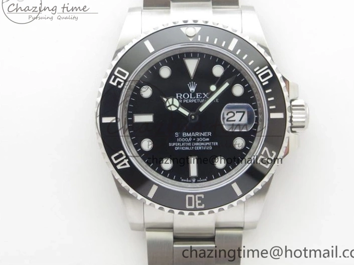 41mm Ceramic Steel Black 1:1 Edition Best A3235 904L LN VVSF 126610 Submariner 0228